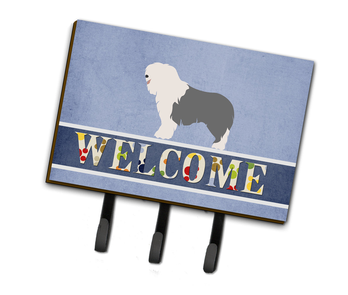 Old English Sheepdog Welcome Leash or Key Holder BB8304TH68  the-store.com.