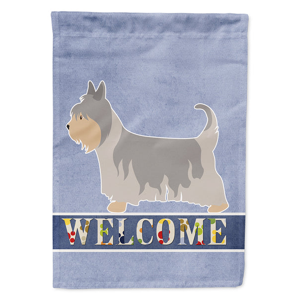 Australian Silky Terrier Welcome Flag Canvas House Size BB8307CHF  the-store.com.