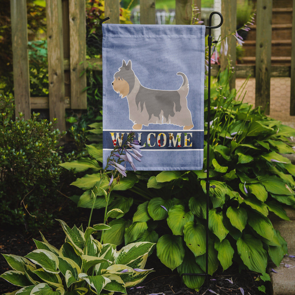 Australian Silky Terrier Welcome Flag Garden Size BB8307GF