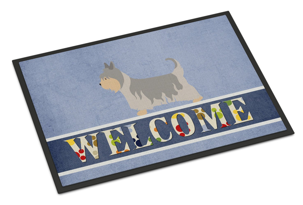 Australian Silky Terrier Welcome Indoor or Outdoor Mat 24x36 BB8307JMAT by Caroline&#39;s Treasures