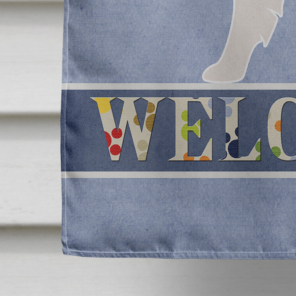Papillon Welcome Flag Canvas House Size BB8310CHF  the-store.com.
