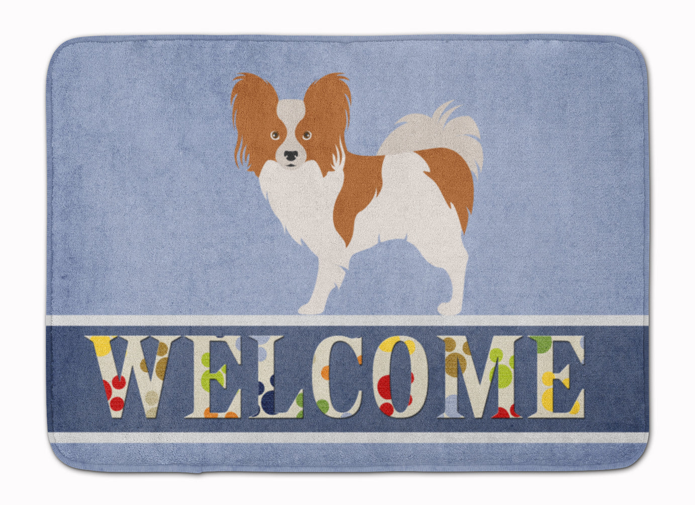 Papillon Welcome Machine Washable Memory Foam Mat BB8310RUG - the-store.com
