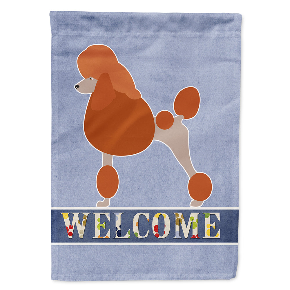 Royal Poodle Welcome Flag Canvas House Size BB8311CHF