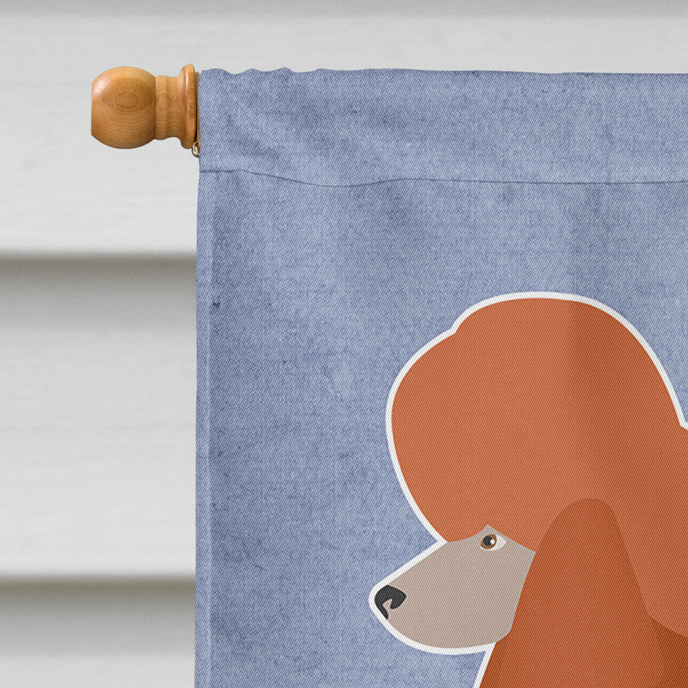 Royal Poodle Welcome Flag Canvas House Size BB8311CHF