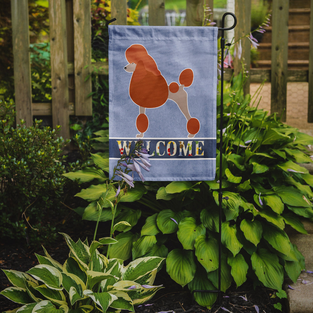 Royal Poodle Welcome Flag Garden Size BB8311GF