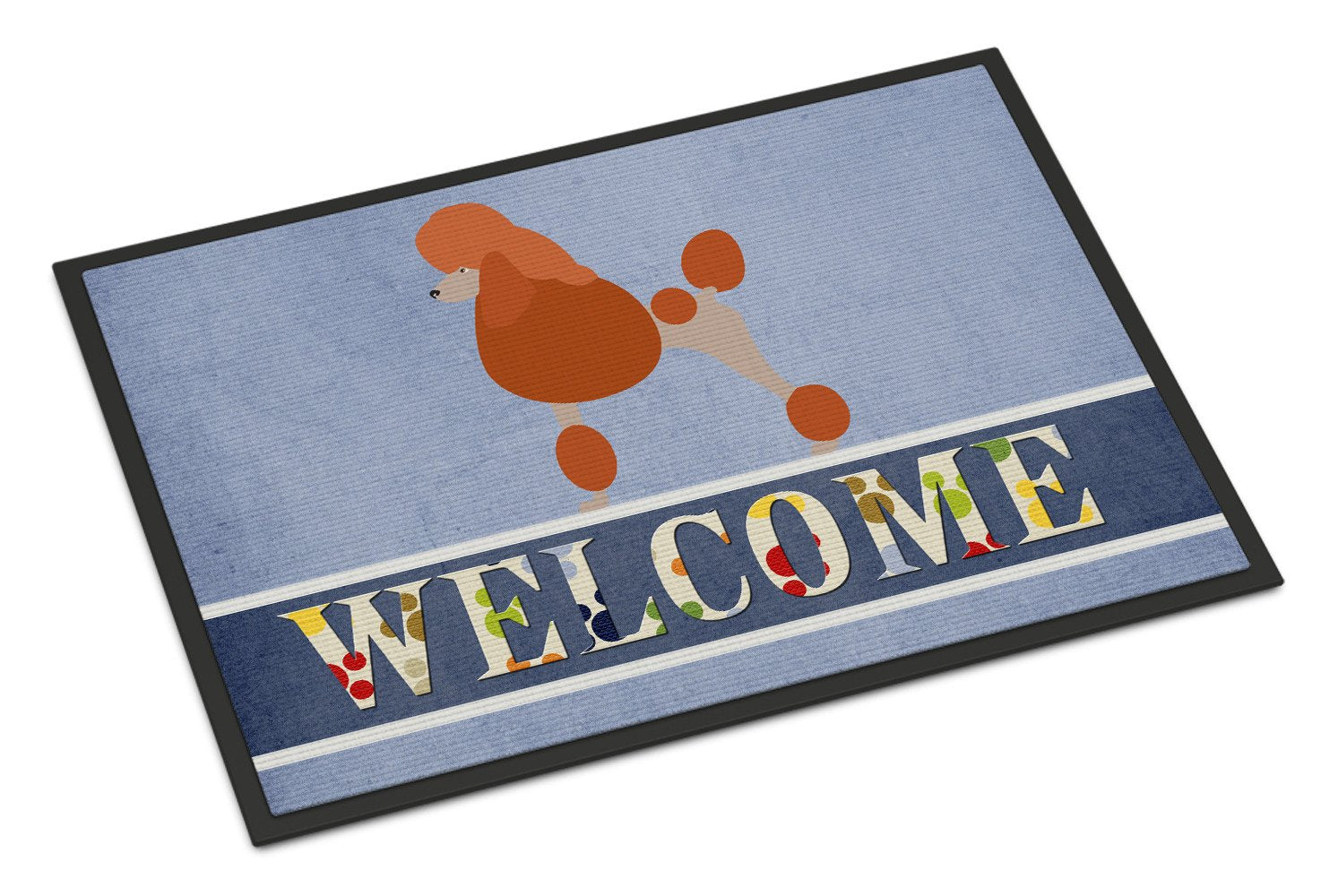Royal Poodle Welcome Indoor or Outdoor Mat 24x36 BB8311JMAT by Caroline's Treasures