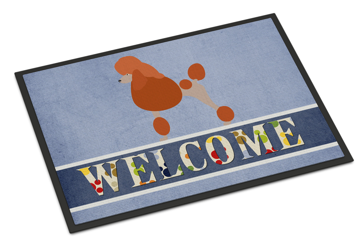 Royal Poodle Welcome Indoor or Outdoor Mat 18x27 BB8311MAT - the-store.com