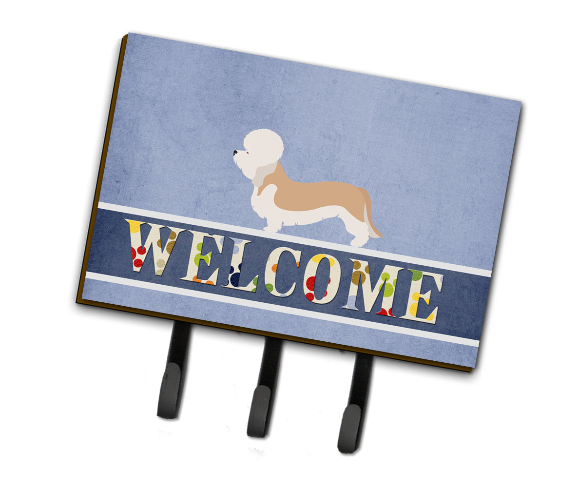 Dandie Dinmont Terrier Welcome Leash or Key Holder BB8312TH68  the-store.com.