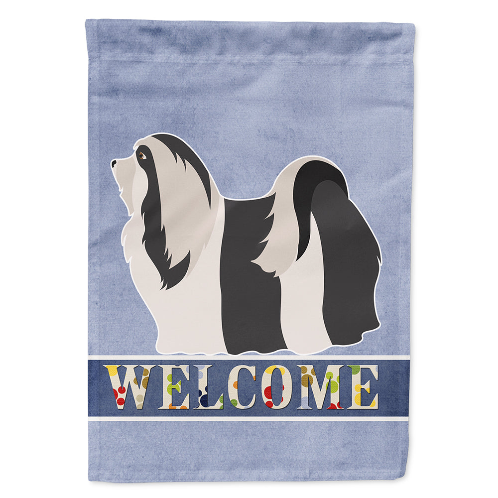 Havanese Welcome Flag Canvas House Size BB8314CHF