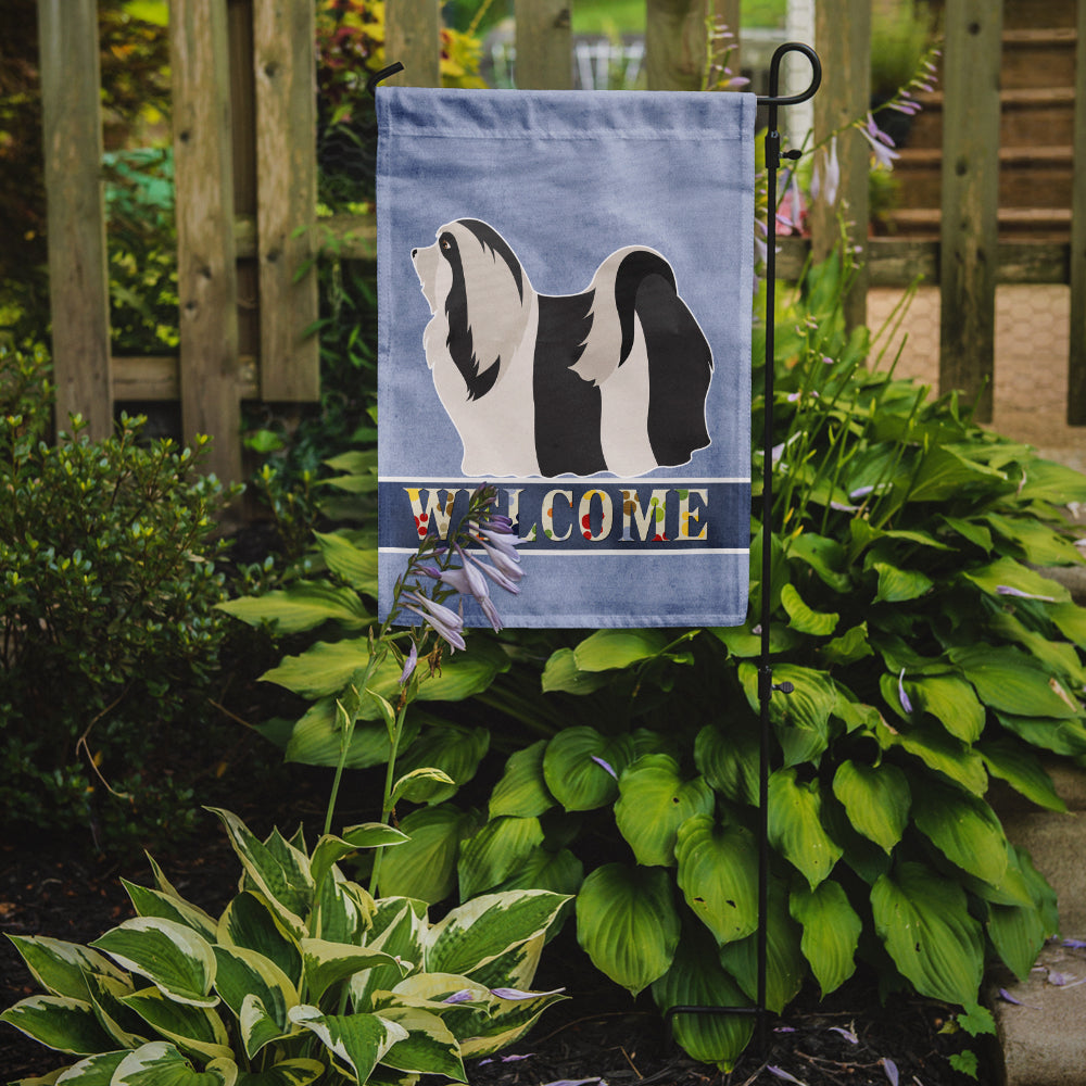 Caroline's Treasures Havanese Welcome Garden Flag - Outdoor Decorative Yard Flag BB8314GF