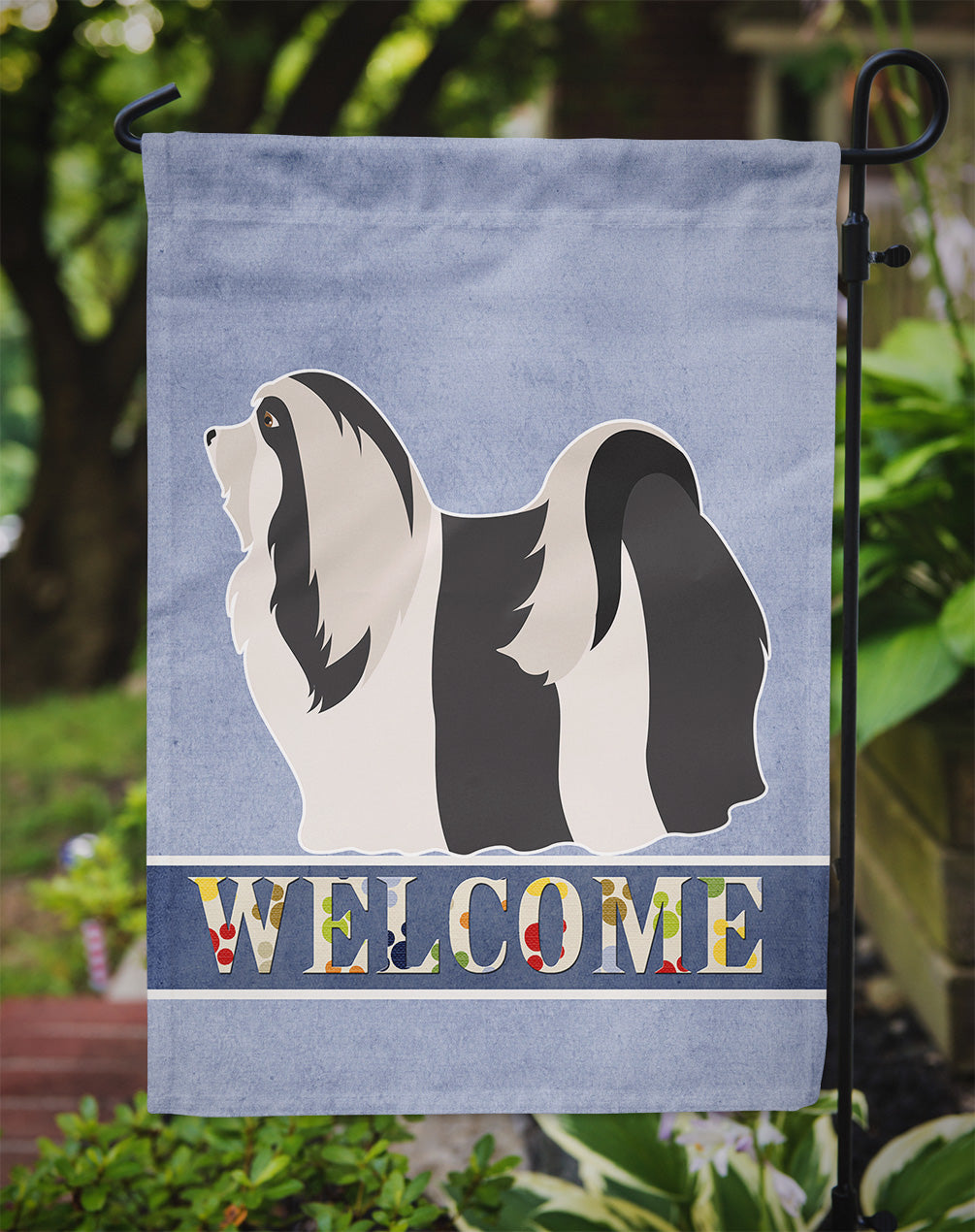 Havanese Welcome Flag Garden Size BB8314GF  the-store.com.