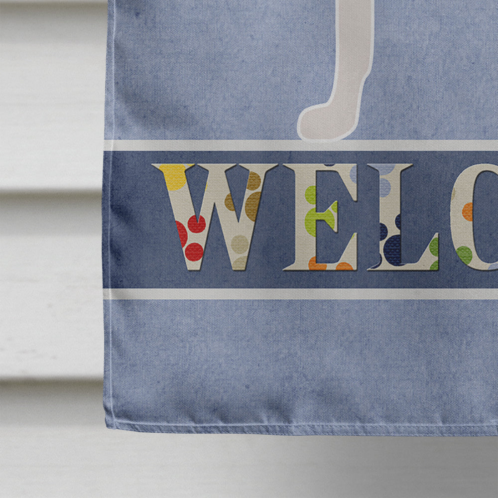 Brazilian Terrier Welcome Flag Canvas House Size BB8315CHF  the-store.com.