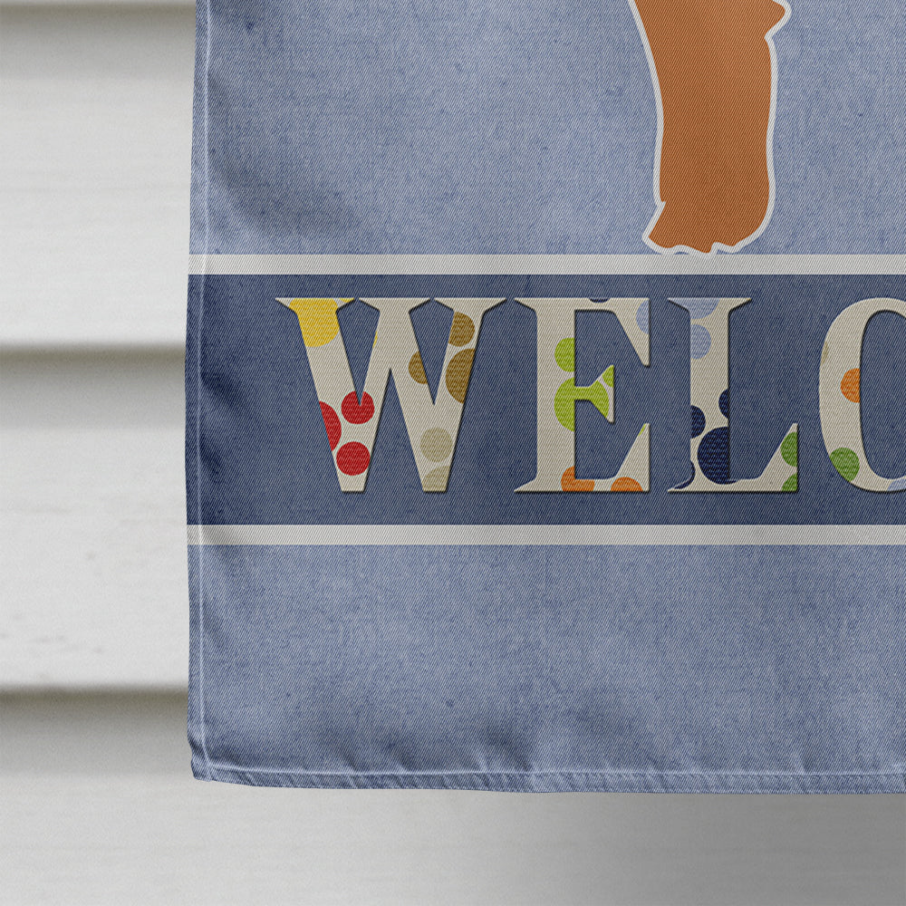 Toy Poodle Welcome Flag Canvas House Size BB8316CHF  the-store.com.