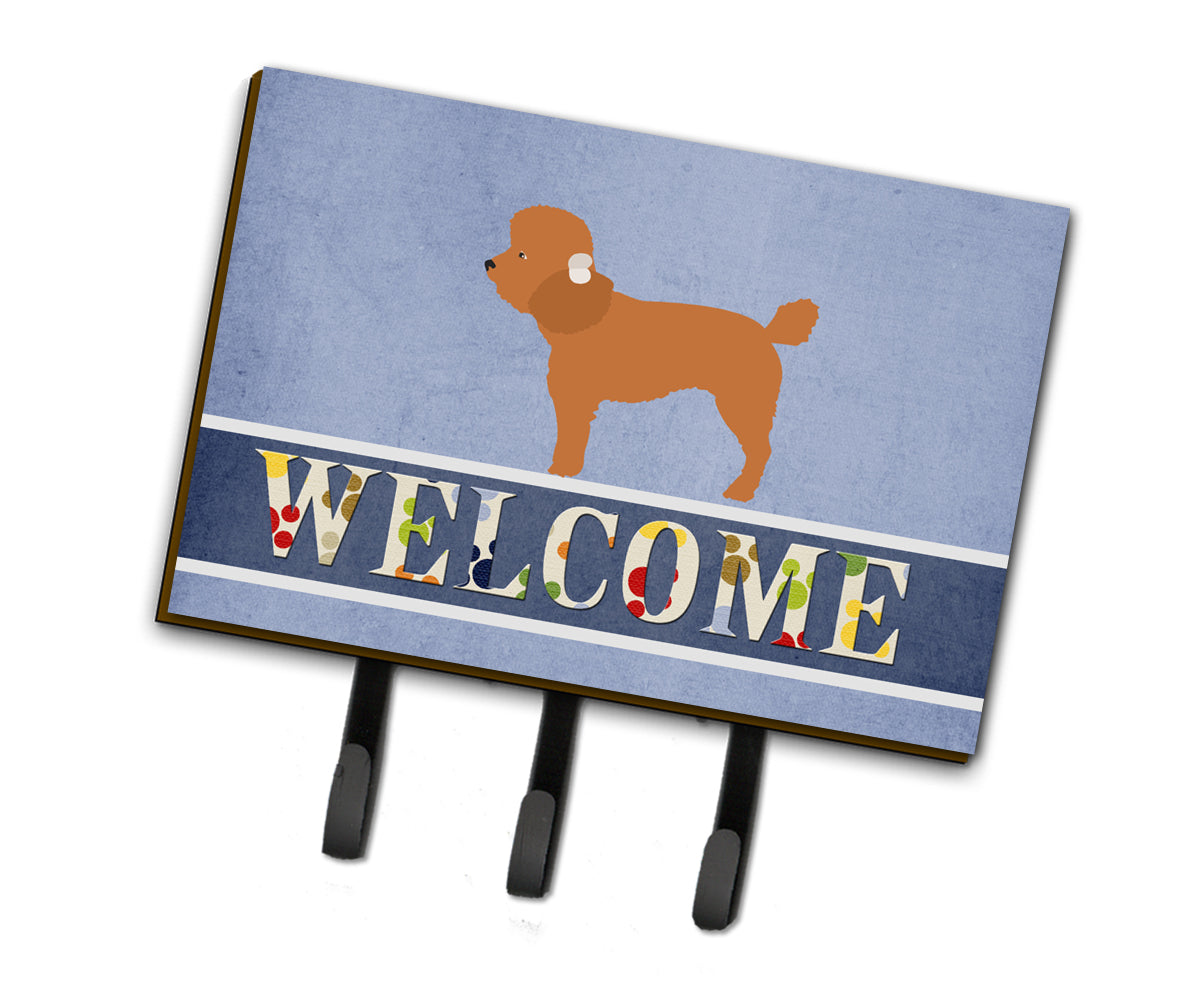 Toy Poodle Welcome Leash or Key Holder BB8316TH68