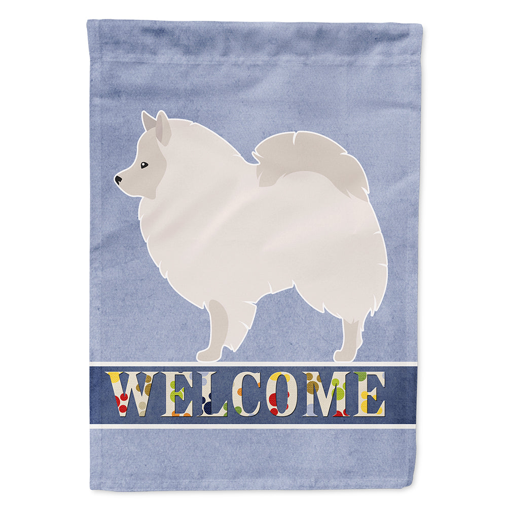 German Spitz Welcome Flag Canvas House Size BB8317CHF