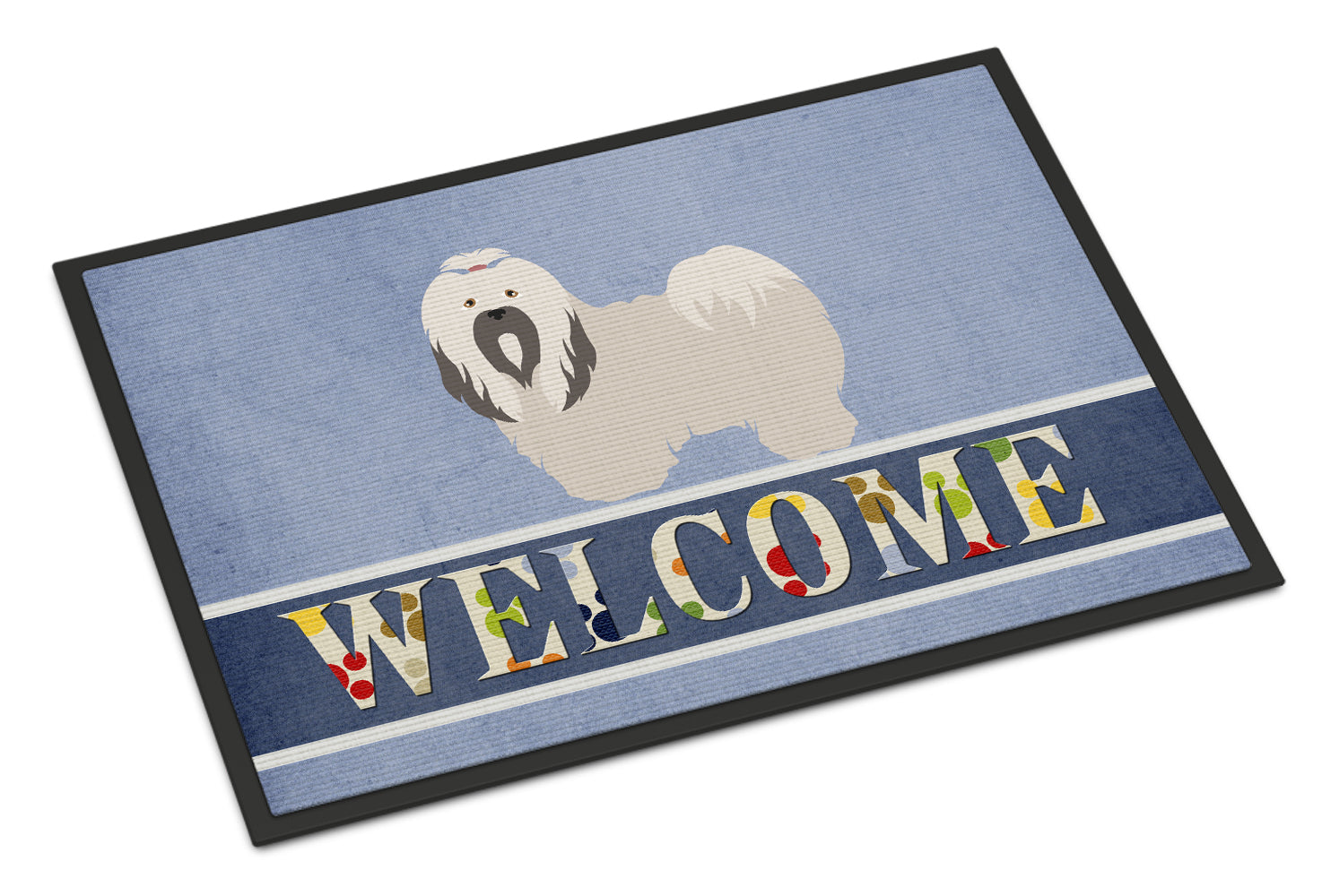 Lhasa Apso Welcome Indoor or Outdoor Mat 18x27 BB8319MAT - the-store.com