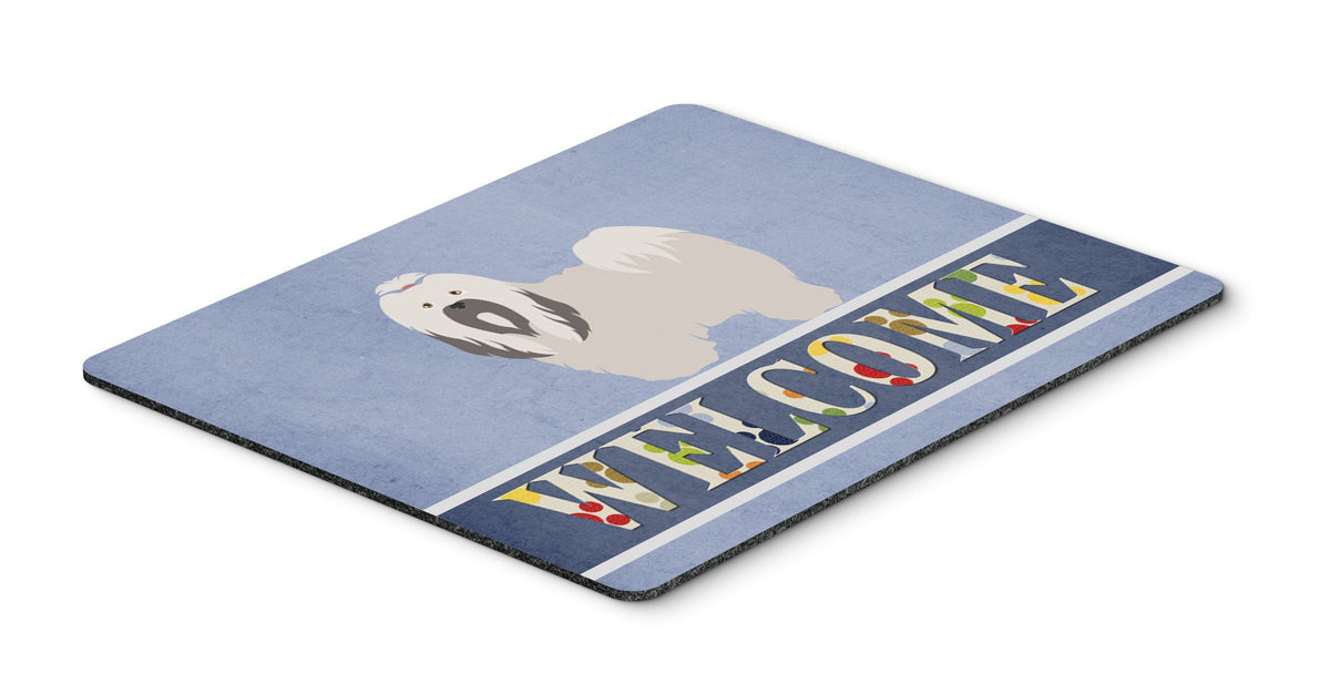 Lhasa Apso Welcome Mouse Pad, Hot Pad or Trivet BB8319MP by Caroline&#39;s Treasures