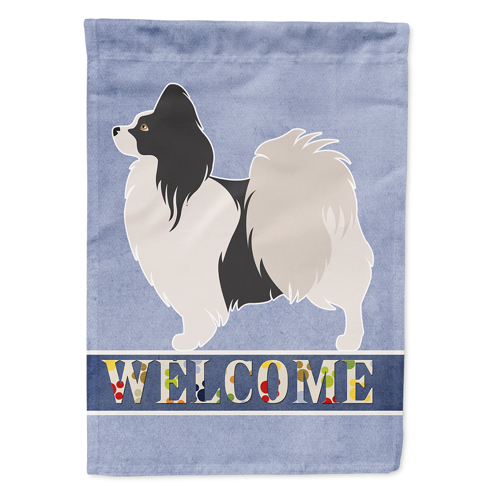 Papillon Welcome Flag Canvas House Size BB8322CHF