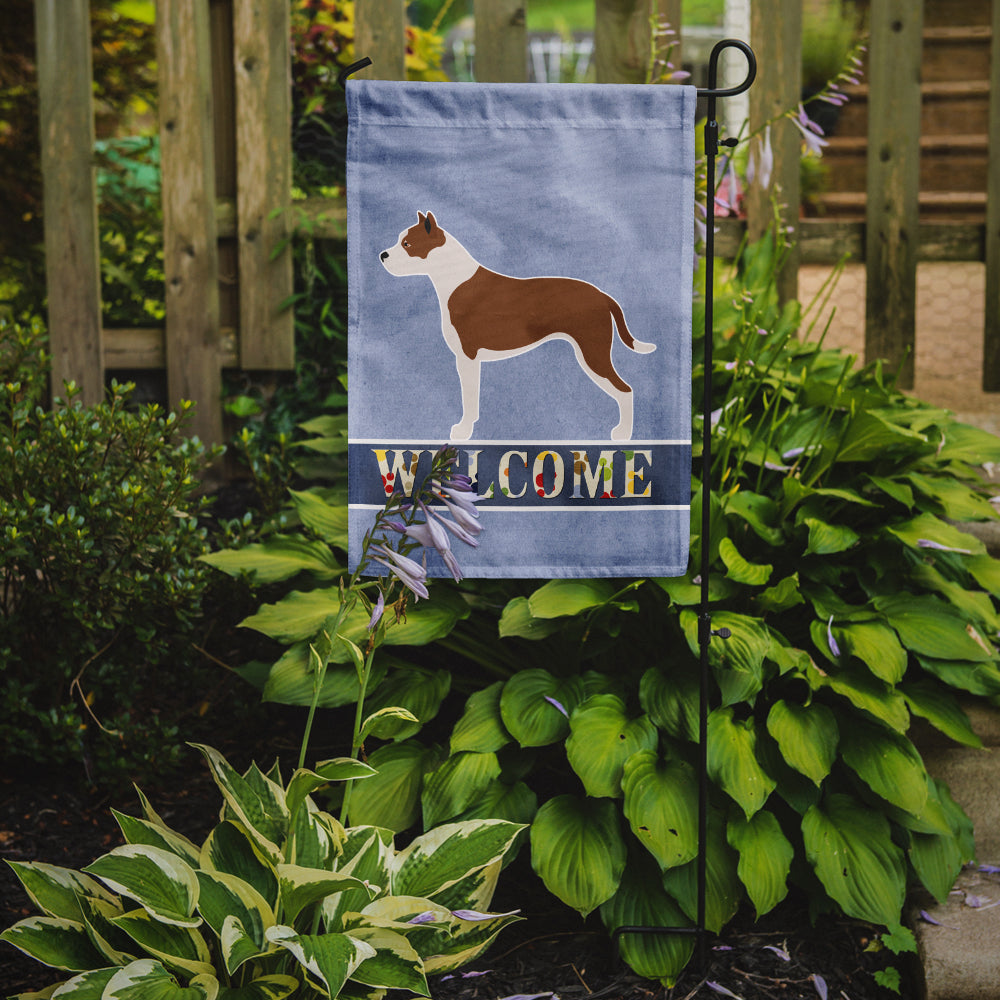 Pit Bull Terrier Welcome Flag Garden Size BB8325GF  the-store.com.