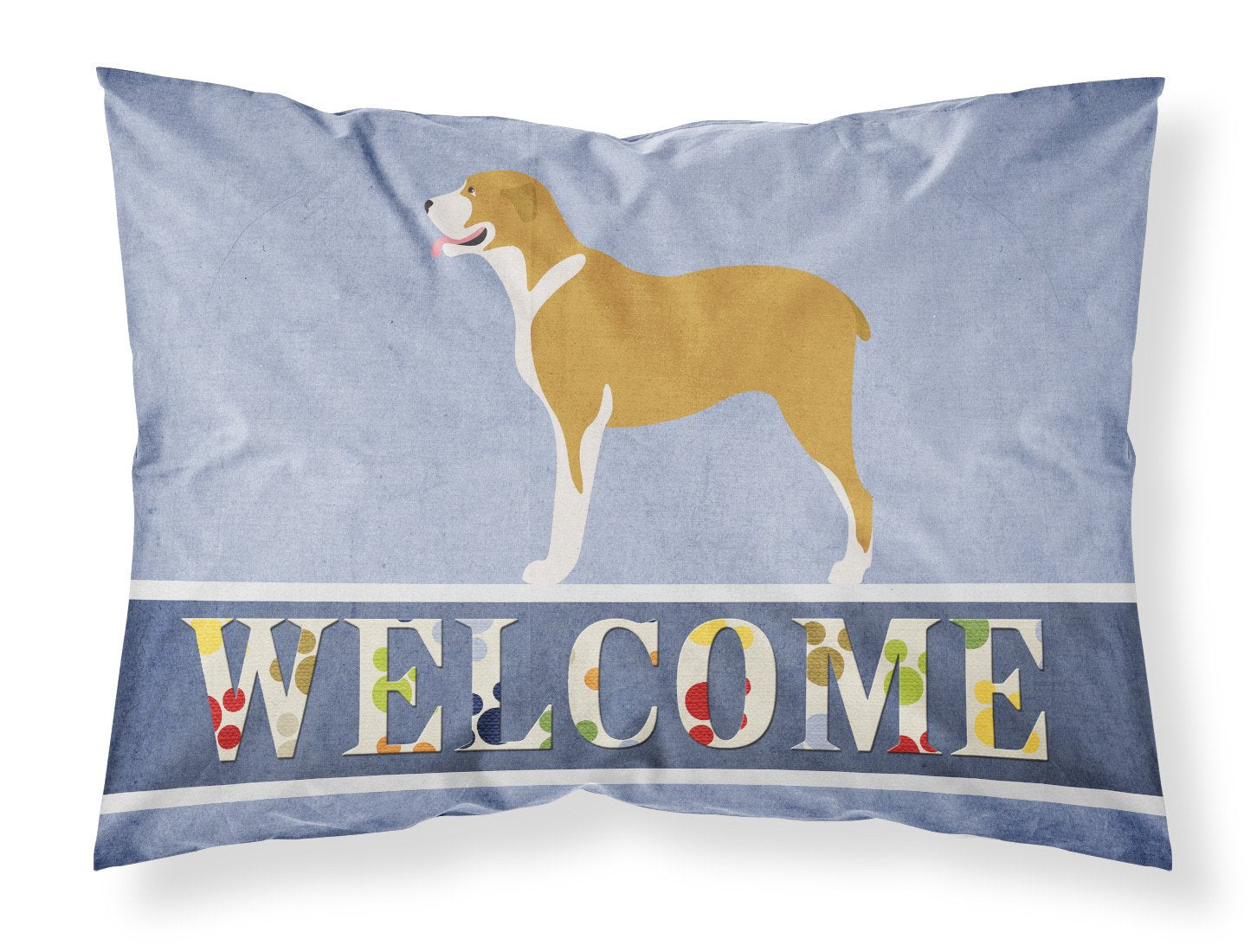 Belgium Mastiff Welcome Fabric Standard Pillowcase BB8327PILLOWCASE by Caroline's Treasures