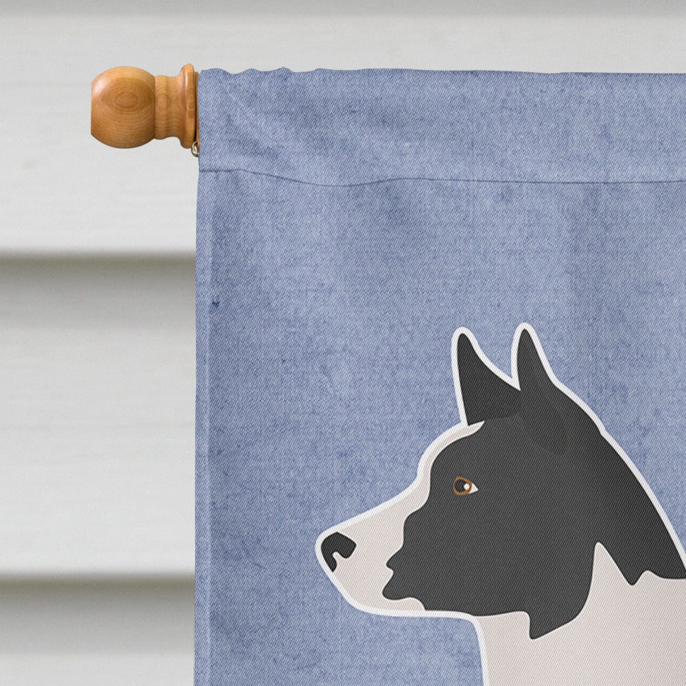 Canaan Dog Welcome Flag Canvas House Size BB8329CHF  the-store.com.