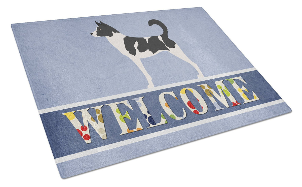 Canaan Dog Welcome Glass Cutting Board Large BB8329LCB by Caroline&#39;s Treasures
