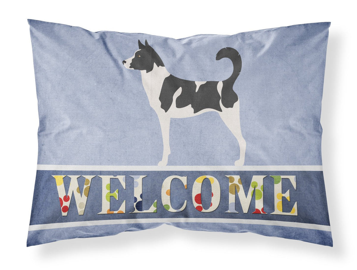 Canaan Dog Welcome Fabric Standard Pillowcase BB8329PILLOWCASE by Caroline&#39;s Treasures
