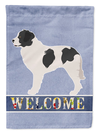 Caroline's Treasures Landseer Welcome Garden Flag - Outdoor Decorative Yard Flag BB8331GF