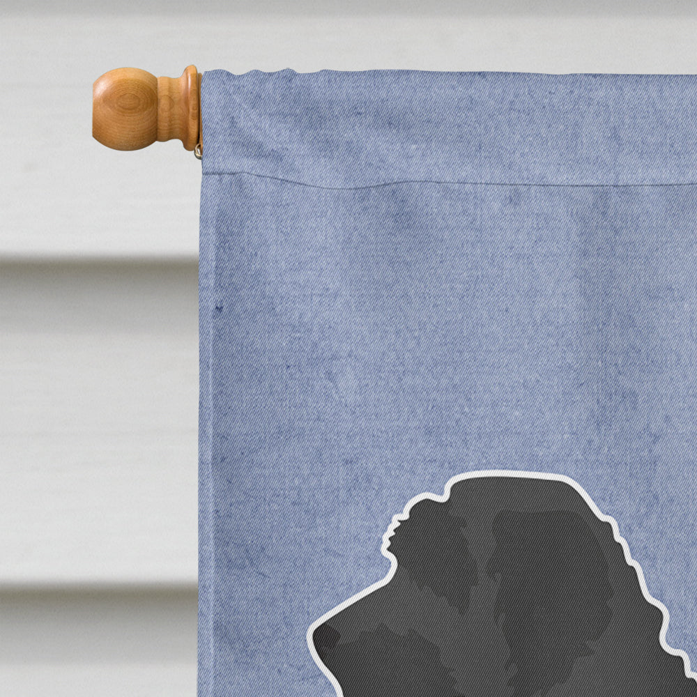 Labradoodle Welcome Flag Canvas House Size BB8337CHF
