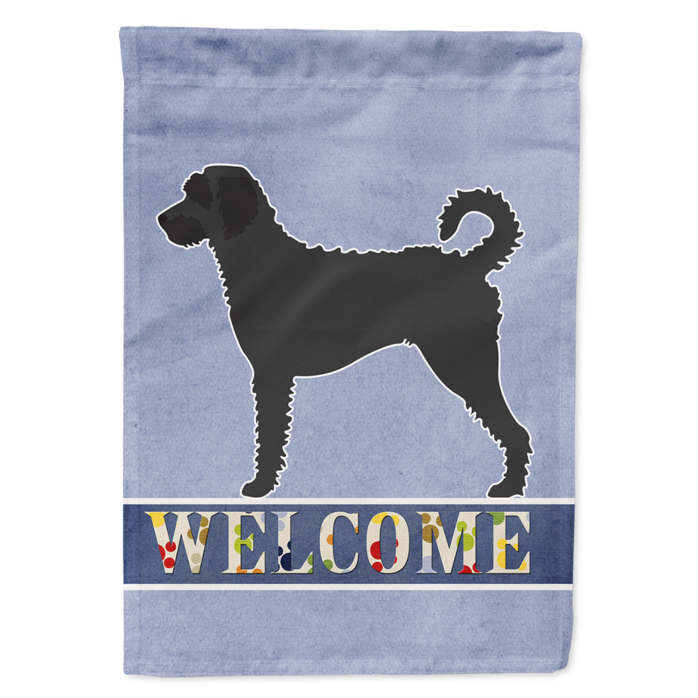 Labradoodle Welcome Flag Canvas House Size BB8337CHF