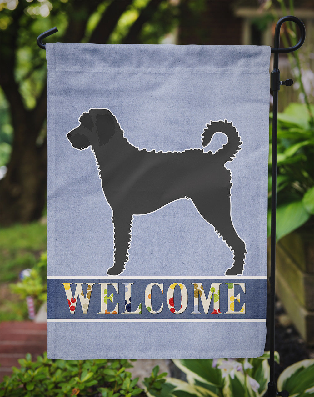 Labradoodle Welcome Flag Garden Size BB8337GF  the-store.com.