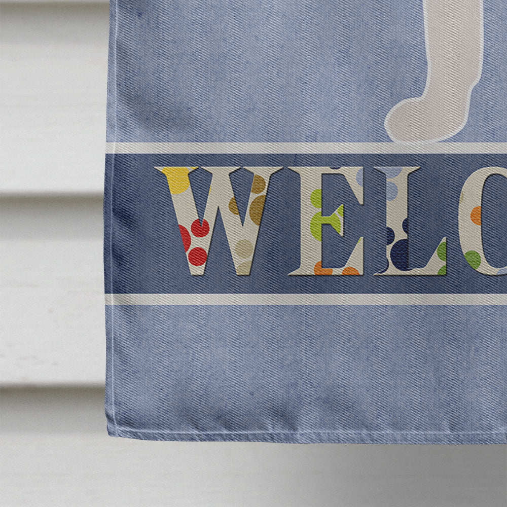 Greenland Dog Welcome Flag Canvas House Size BB8338CHF  the-store.com.