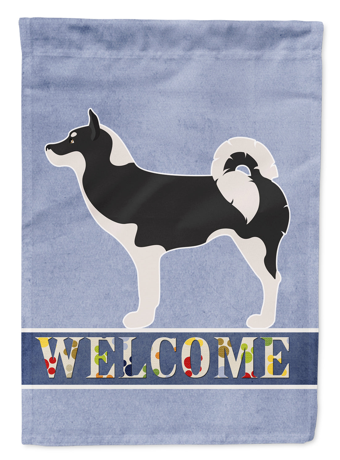 Greenland Dog Welcome Flag Garden Size BB8338GF  the-store.com.