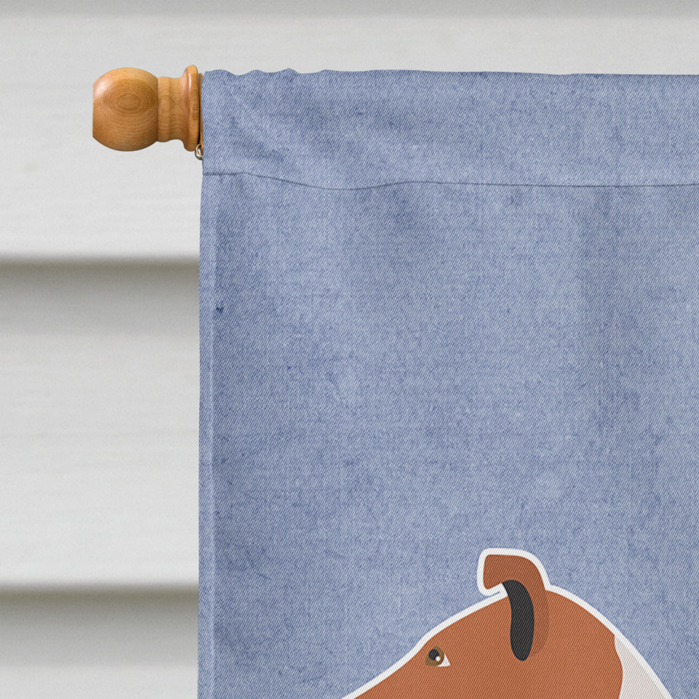 Smooth Collie Welcome Flag Canvas House Size BB8342CHF  the-store.com.