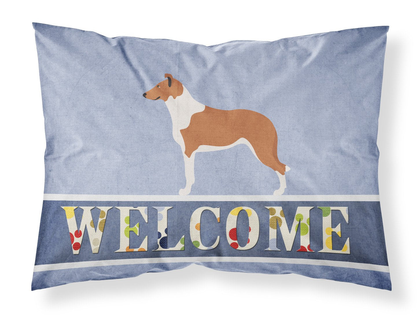Smooth Collie Welcome Fabric Standard Pillowcase BB8342PILLOWCASE by Caroline's Treasures