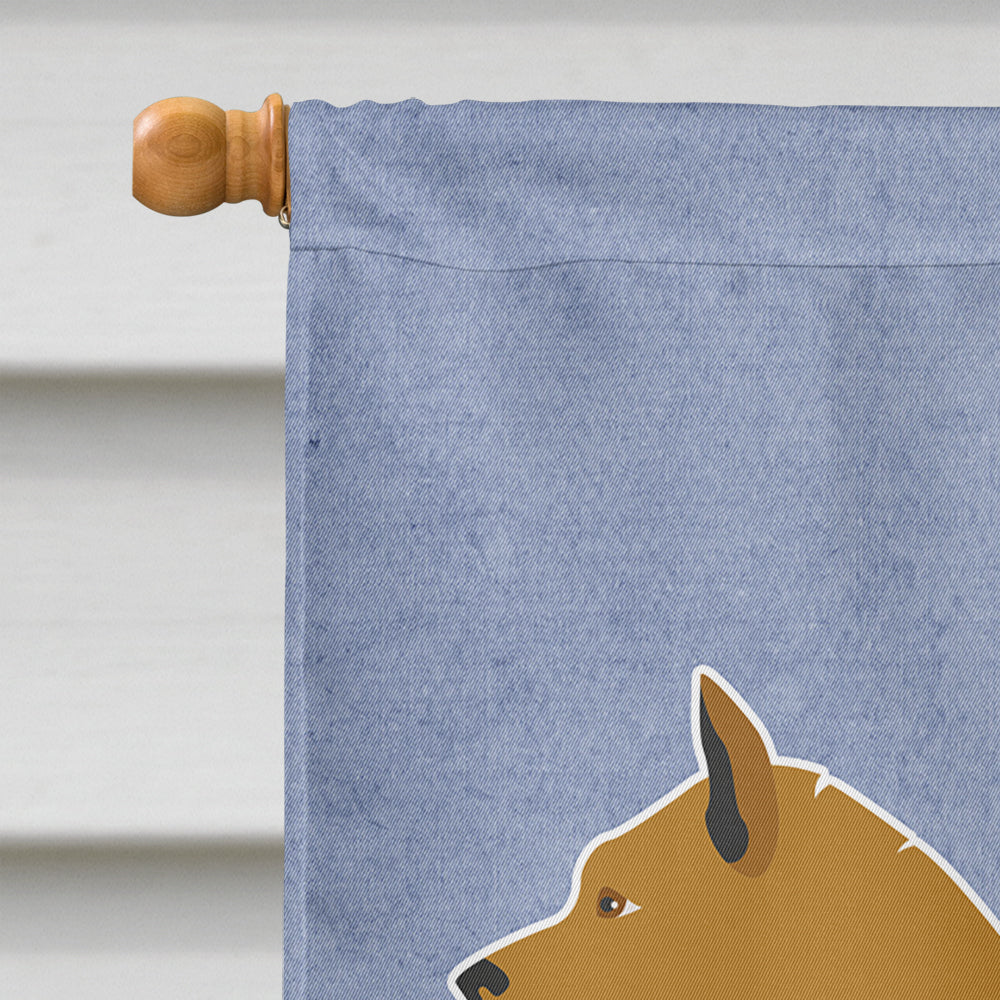 Finnish Spitz Welcome Flag Canvas House Size BB8343CHF  the-store.com.