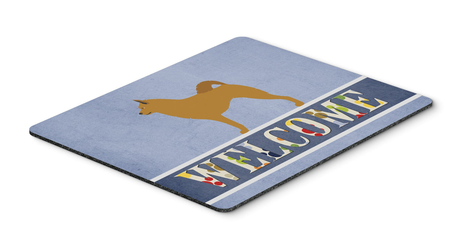Finnish Spitz Welcome Mouse Pad, Hot Pad or Trivet BB8343MP by Caroline's Treasures