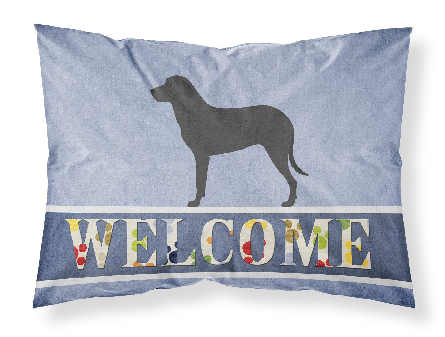 Majorca Shepherd Dog Fabric Standard Pillowcase BB8346PILLOWCASE by Caroline's Treasures