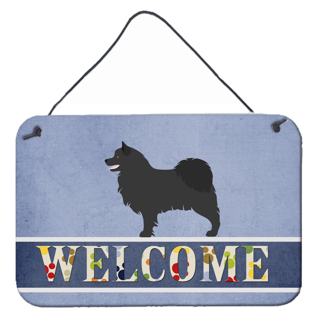 Swedish Lapphund Welcome Wall or Door Hanging Prints BB8347DS812 by Caroline&#39;s Treasures