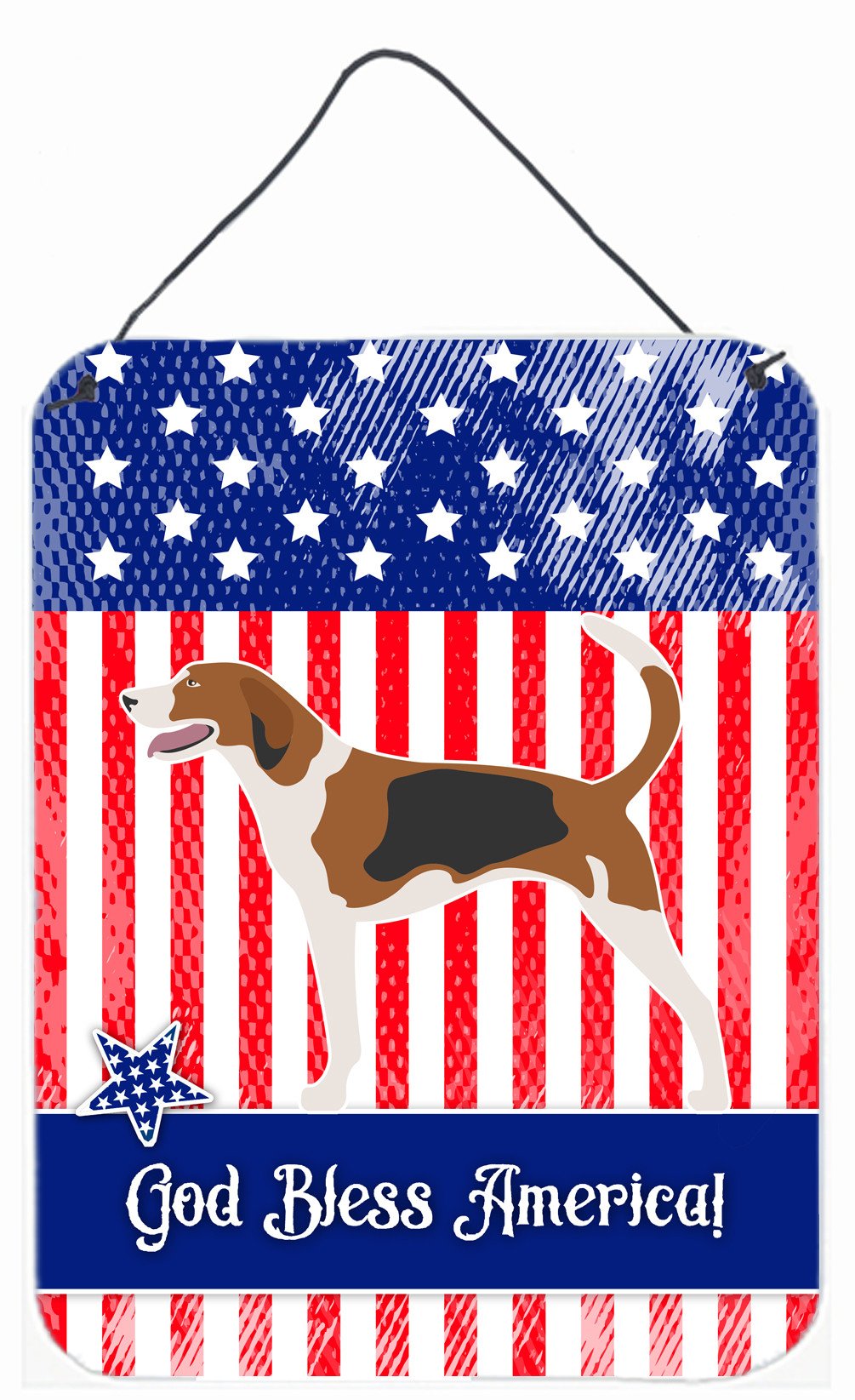 American Foxhound American Wall or Door Hanging Prints BB8352DS1216 by Caroline's Treasures