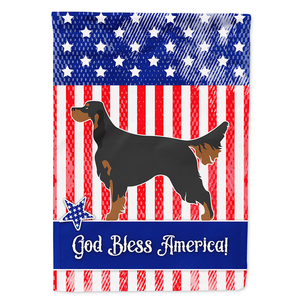 Gordon Setter American Flag Canvas House Size BB8355CHF  the-store.com.