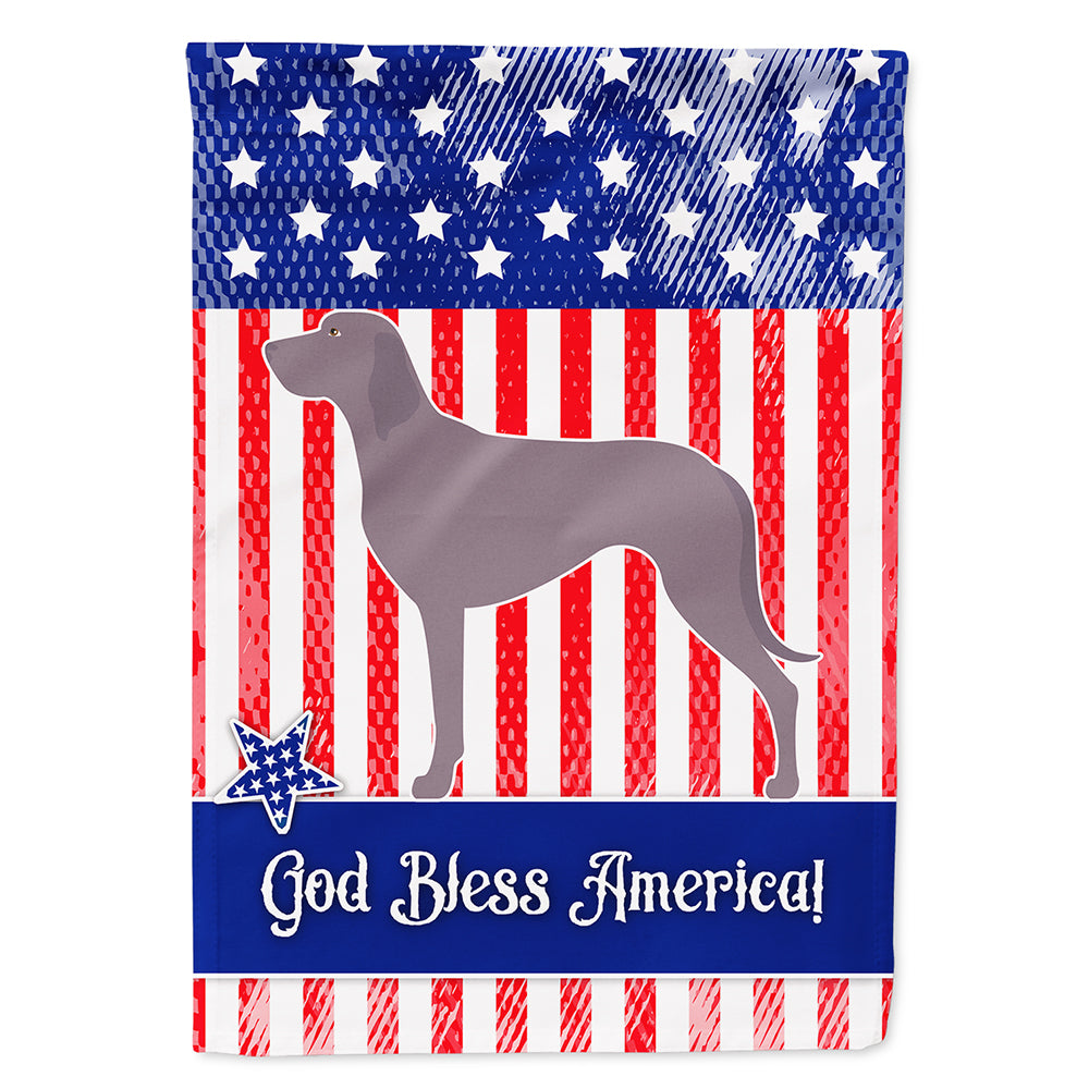Weimaraner American Flag Canvas House Size BB8361CHF  the-store.com.