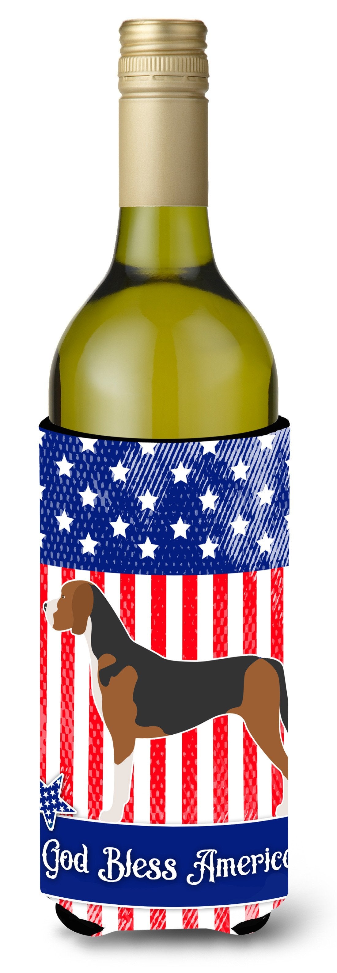 Hamiltonstövare American Wine Bottle Beverge Insulator Hugger BB8362LITERK by Caroline&#39;s Treasures