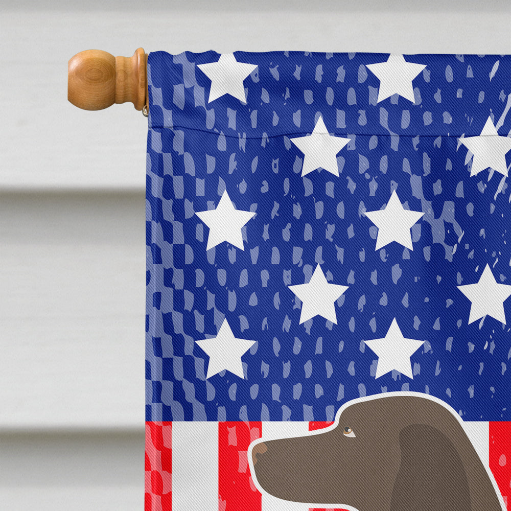 German Shorthaired Pointer American Flag Canvas House Size BB8364CHF  the-store.com.