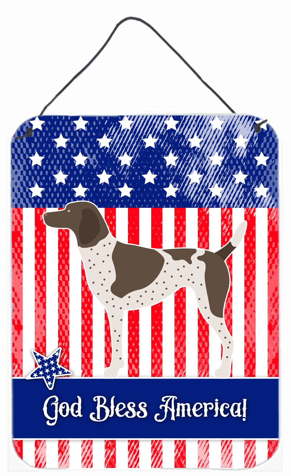 German Shorthaired Pointer American Wall or Door Hanging Prints BB8364DS1216 by Caroline&#39;s Treasures
