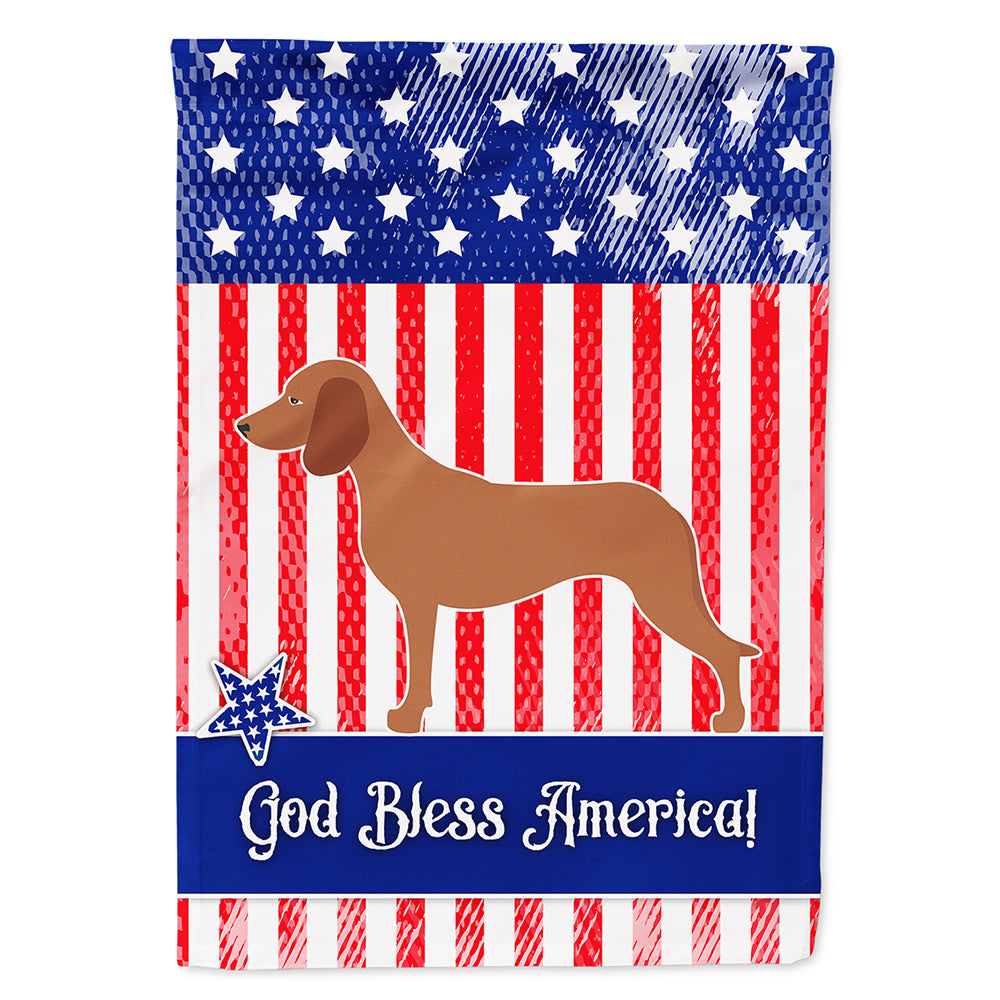 Bavarian Mountian Hound American Flag Canvas House Size BB8366CHF  the-store.com.