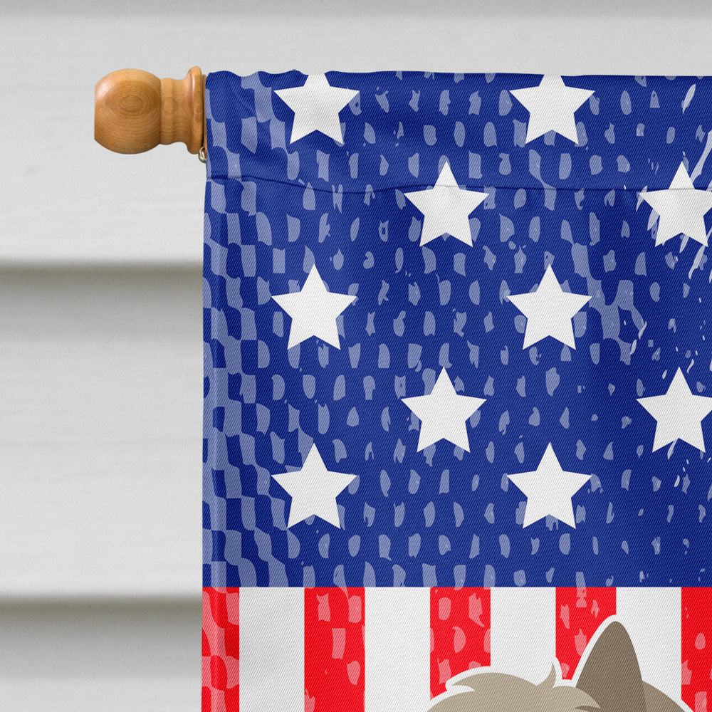 Cairn Terrier American Flag Canvas House Size BB8367CHF  the-store.com.