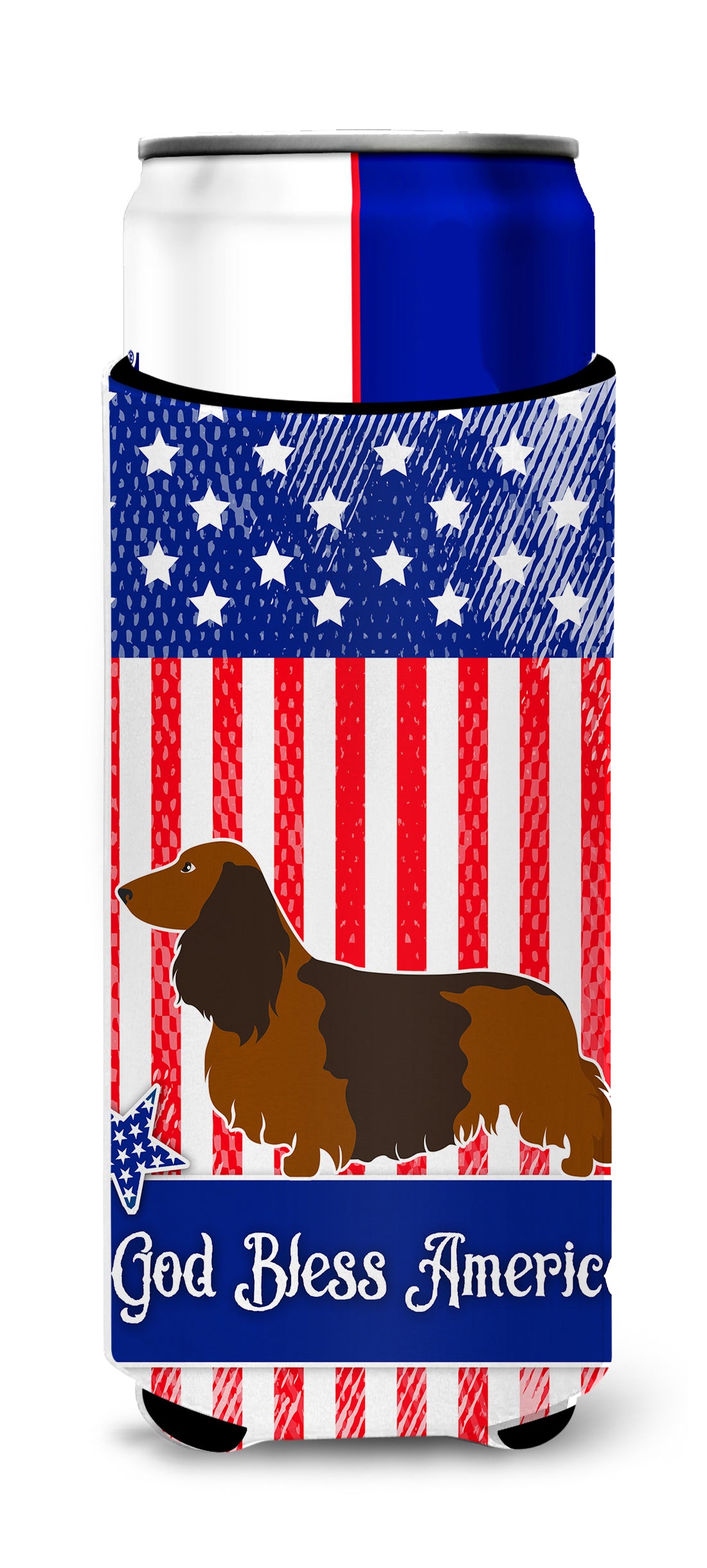 Longhaired Dachshund American  Ultra Hugger for slim cans BB8368MUK  the-store.com.