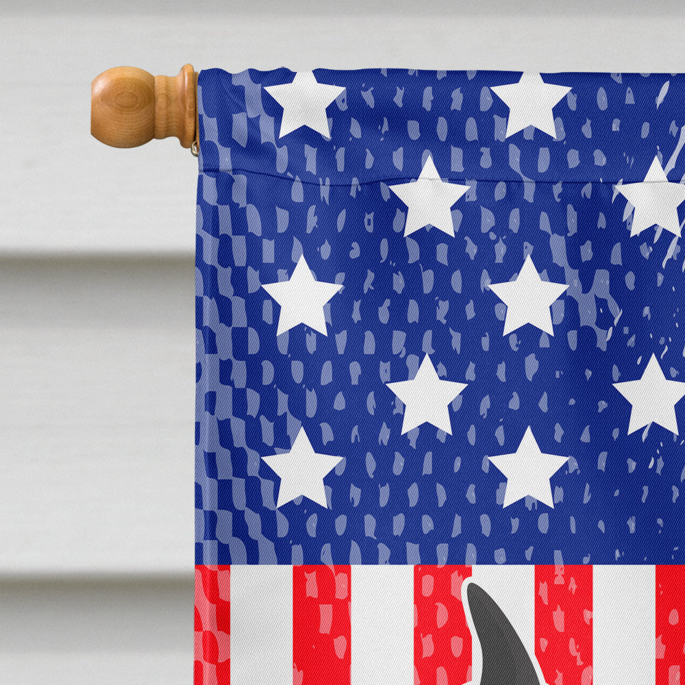 Malinois American Flag Canvas House Size BB8380CHF