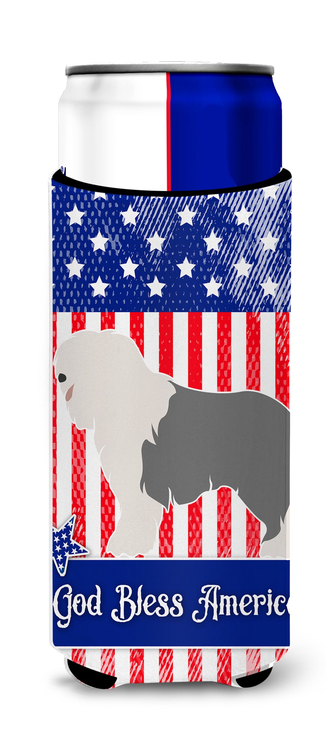 Old English Sheepdog American  Ultra Hugger for slim cans BB8385MUK  the-store.com.